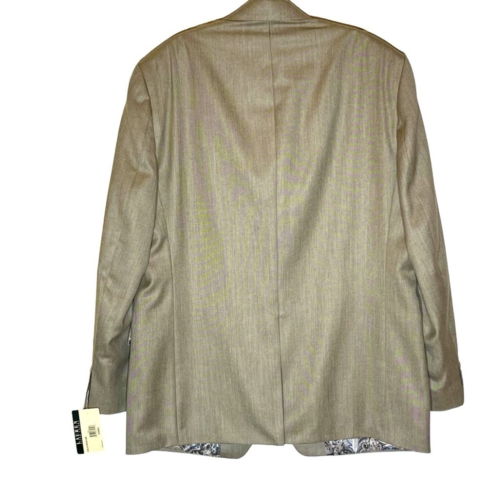 NWT Lauren Ralph Lauren Lela 14RX8188 Men's Tan Blazer Jacket 44 Regular - Picture 2 of 11